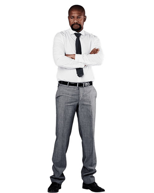 Tailored Grey Trousers Image